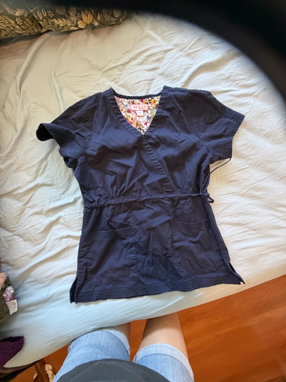 Koi Navy Medical Scrub Top